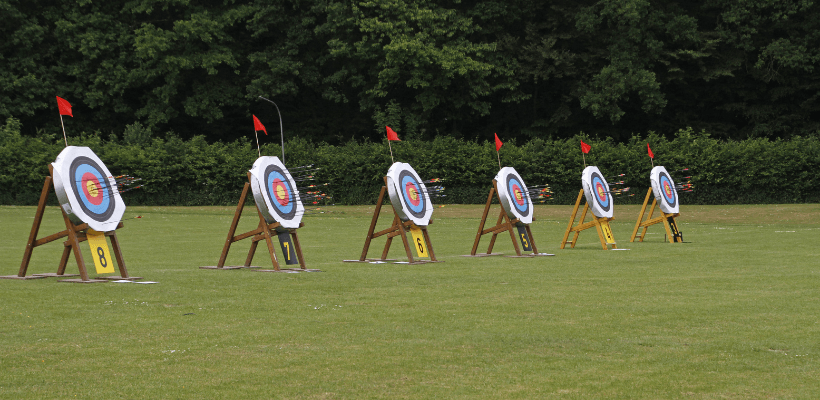 Cibles de tir à l'arc à cheval